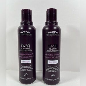 2X Aveda Invati Advanced Exfoliating Shampoo - Light, 6.7 oz. NEW